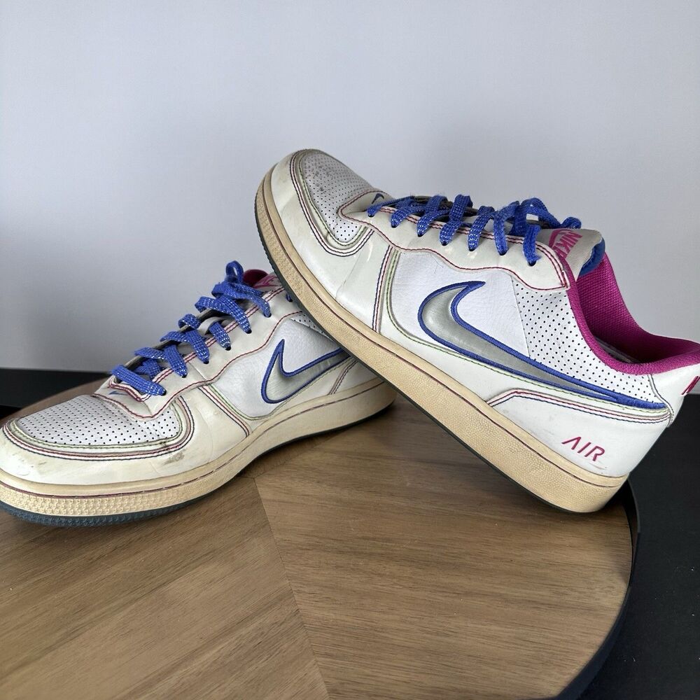 Vintage Nike Air Athletic Shoes Lavender Pink White 318489-102 Size 9 Sneakers
